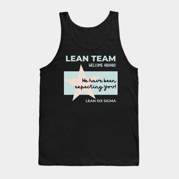 Lean Team, Welcome Tank Top by Viz4Business